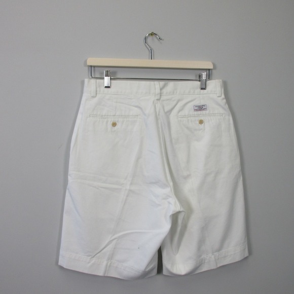 Polo Ralph Lauren Prospect Shorts Men 32 White Preppy Nautical Chino Summer 384 - Picture 2 of 12